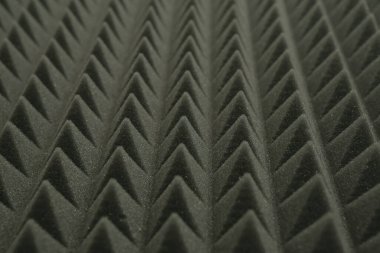 Stüdyo ses akustik köpük arka plan yakın çekim