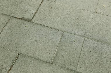 Gri Tuğla Taş Kaldırım dokusu arka planı