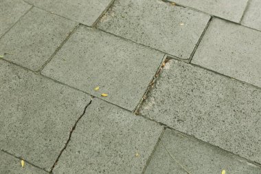 Gri Tuğla Taş Kaldırım dokusu arka planı