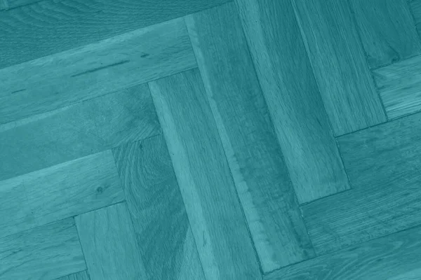 Blue Wooden Parquet Texture — Fotografia de Stock