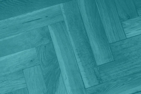 Blue Wooden Parquet Texture — 스톡 사진