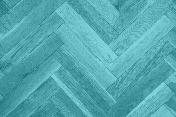 Blue Wooden Parquet Texture — Zdjęcie stockowe