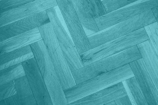 Blue Wooden Parquet Texture — Fotografia de Stock