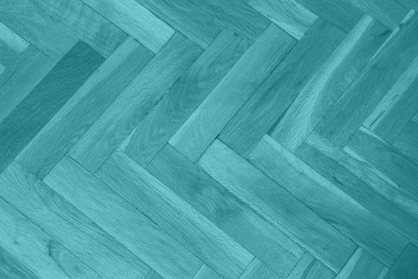 Turquoise Wooden Parquet Texture — Zdjęcie stockowe