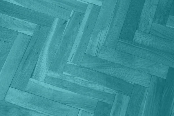Turquoise Wooden Parquet Texture — Foto de Stock