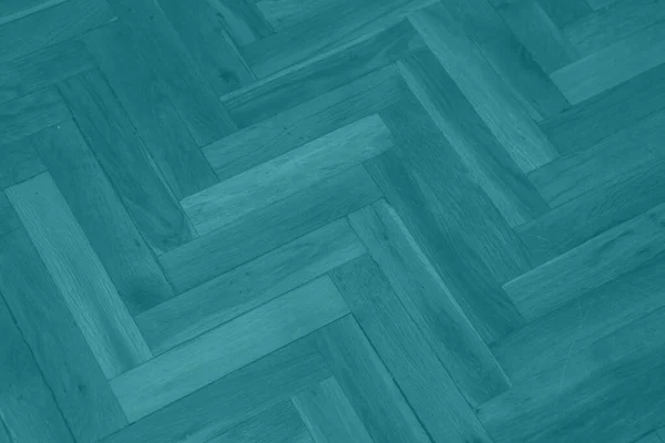 Turquoise Wooden Parquet Texture — Zdjęcie stockowe