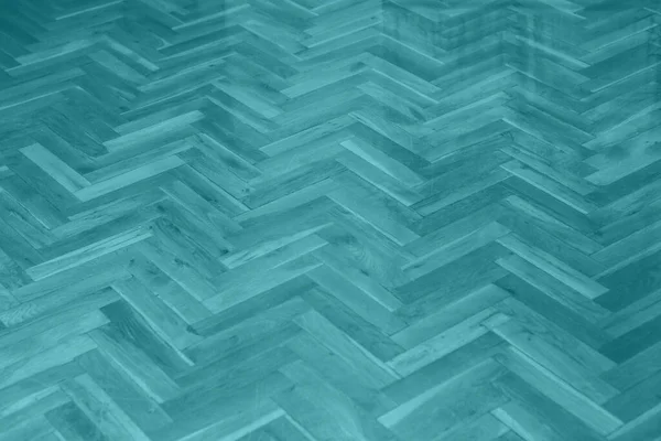 Turquoise Wooden Parquet Texture — 스톡 사진