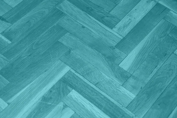 Turquoise Wooden Parquet Texture —  Fotos de Stock