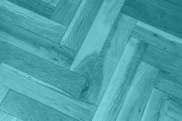 Turquoise Wooden Parquet Texture — Foto Stock