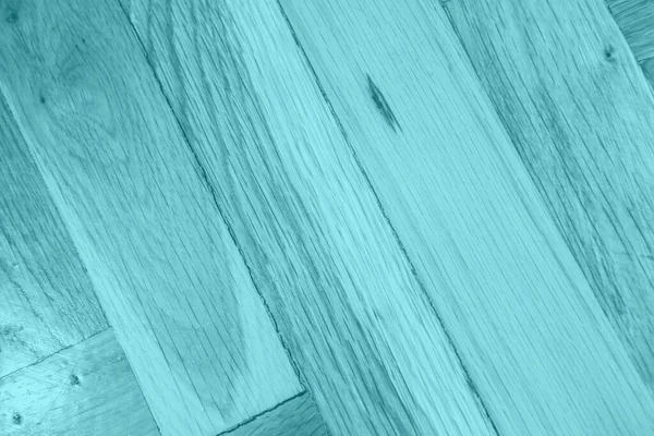 Turquoise Wooden Parquet Texture — Stock Photo, Image