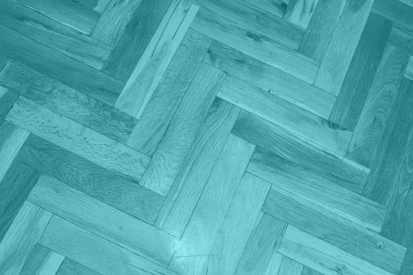 Blue Wooden Parquet Texture — 스톡 사진