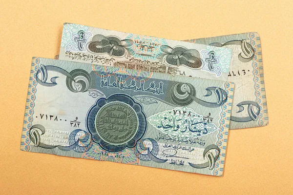 Centrale Bank Van Irak Een Dinar Bankbiljet — Stockfoto