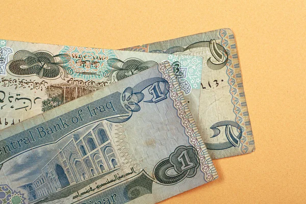 Irak Merkez Bankası Bir Dinar Banknote — Stok fotoğraf