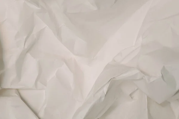 Fehér Gyűrött Gyűrött Papír Háttér Grunge Textúra Háttér — Stock Fotó