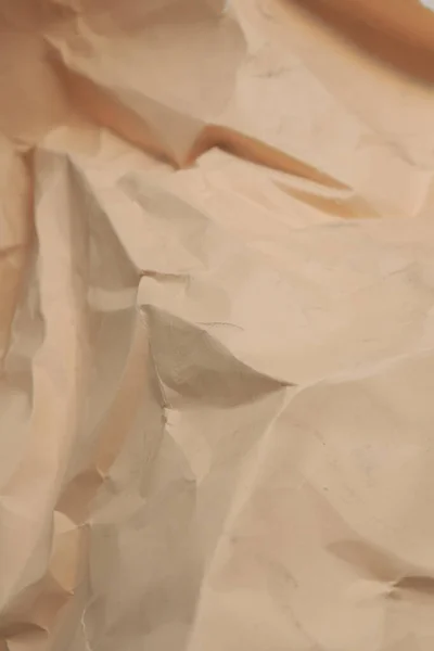 Portocaliu Crestat Hârtie Crumpled Fundal Grunge Textura Fundal — Fotografie, imagine de stoc