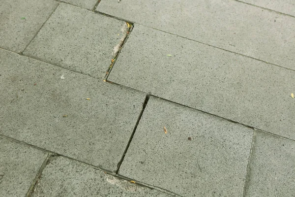 Grå Tegel Sten Trottoaren Konsistens Bakgrund — Stockfoto