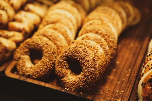 Gruppe Von Verschiedenen Cookies Schokochips Haferflocken Rosinen Weiße Schokolade — Stockfoto