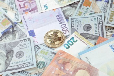 Multi Euro Nakit ve Bozuk Para, farklı türde yeni nesil banknotlar, bitcoin, Türk lirası