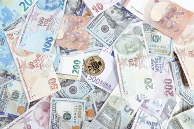 Multi Euro Nakit ve Bozuk Para, farklı türde yeni nesil banknotlar, bitcoin, Türk lirası