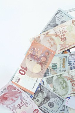 Multi Euro Nakit ve Bozuk Para, farklı türde yeni nesil banknotlar, bitcoin, Türk lirası