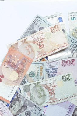 Multi Euro Nakit ve Bozuk Para, farklı türde yeni nesil banknotlar, bitcoin, Türk lirası