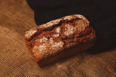 Lezzetli doğal estetik fırınlanmış ekmek