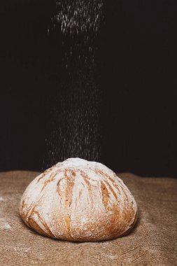 Lezzetli doğal estetik fırınlanmış ekmek