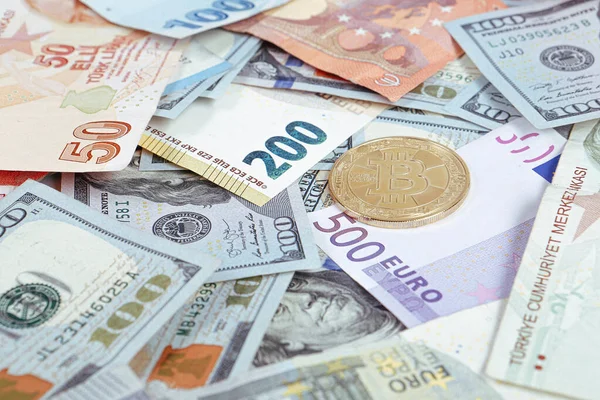 Multi Euro Nakit ve Bozuk Para, farklı türde yeni nesil banknotlar, bitcoin, Türk lirası