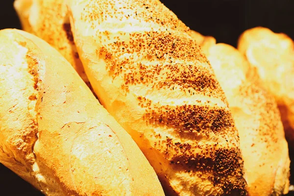 Delicious Natural Aesthetic Baked Bread — Stock Photo, Image