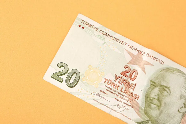 Türk Para Birimi Türk Lireti Banknotları — Stok fotoğraf