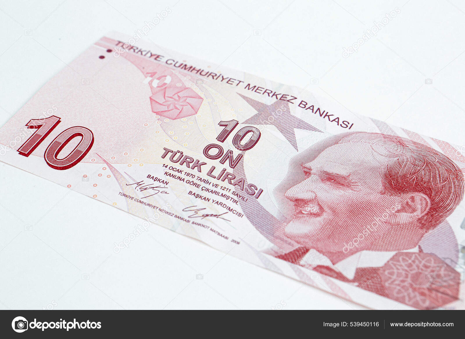 土耳其货币土耳其里拉钞票——图库图片© utkudemirsoy #539450116
