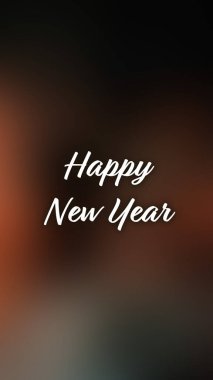 Arka plan bulanık. Mutlu yıllar.