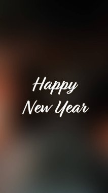 Arka plan bulanık. Mutlu yıllar.