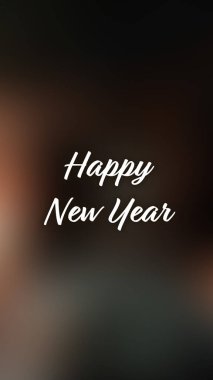 Arka plan bulanık. Mutlu yıllar.