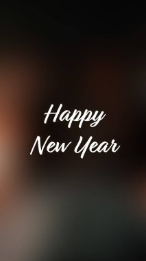 Arka plan bulanık. Mutlu yıllar.