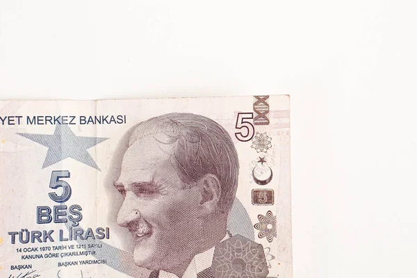 Turkish Currency Turkish Lira Banknotes — Stock Photo, Image