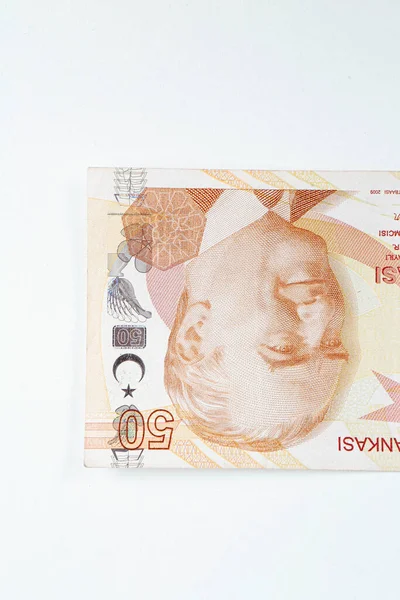 Türk Para Birimi Türk Lireti Banknotları — Stok fotoğraf