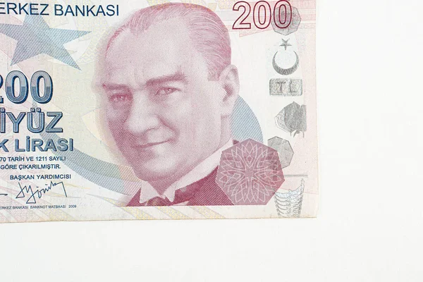 Turkisk Valuta Turkiska Lira Sedlar — Stockfoto