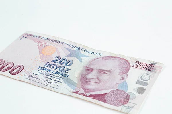 Türkische Währung Türkische Lira Banknoten — Stockfoto