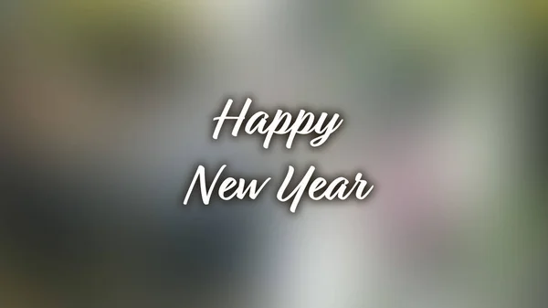 Blurred Background Happy New Year — Stock Photo, Image