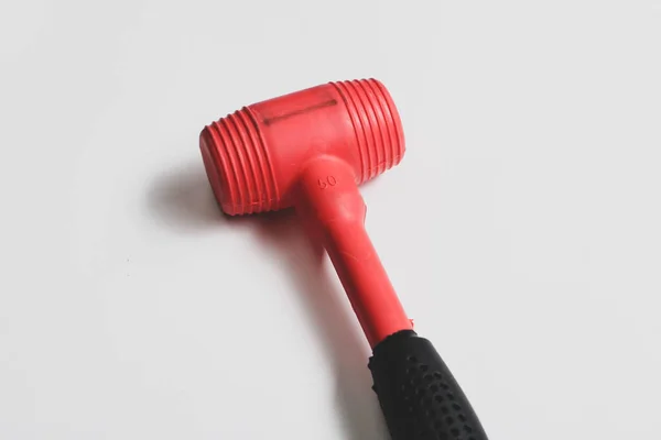 Red Black Rubber Hammer — Foto Stock