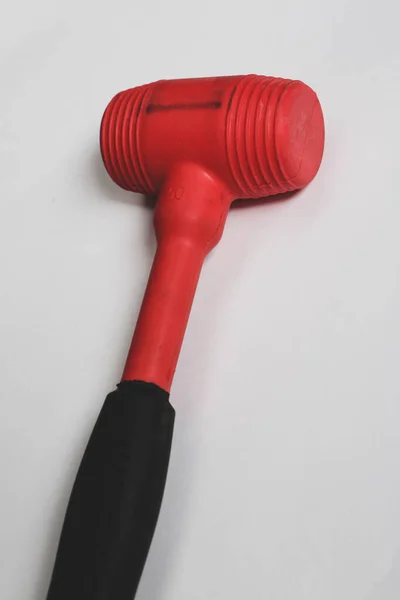 Red Black Rubber Hammer — Foto Stock