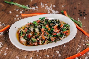 Geleneksel Türk ve Yunan yemek meze masası