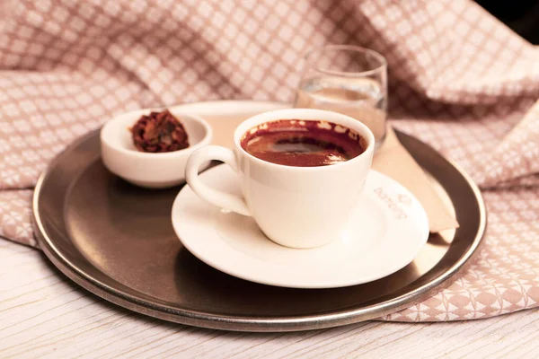 Cup Turkish Coffee Table — Stock Photo, Image