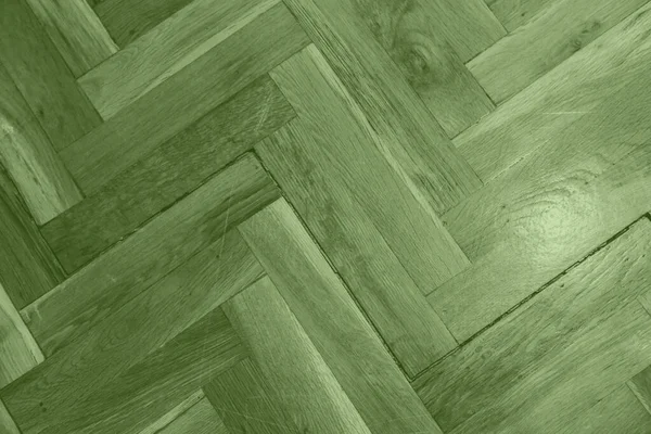 Zielony Drewniany Parkiet Tekstury — Zdjęcie stockowe