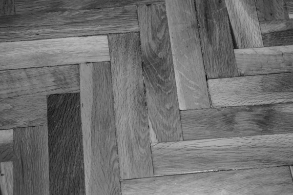 Black White Wooden Parquet Texture —  Fotos de Stock