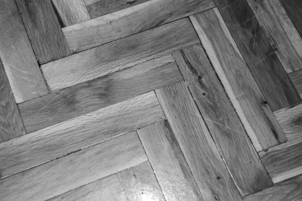 Black White Wooden Parquet Texture — Fotografia de Stock