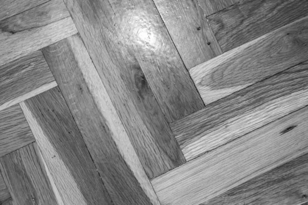 Black White Wooden Parquet Texture — Stockfoto