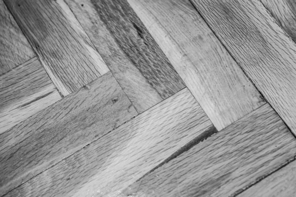 Black White Wooden Parquet Texture — Stockfoto