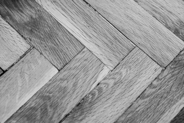 Black White Wooden Parquet Texture — Stock Photo, Image